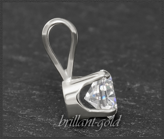 Brillant Gleiter Anhänger 585 Gold; 0,70ct River